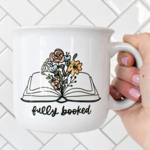 Fully Booked NEW white coffee mug - Picture 1 of 5